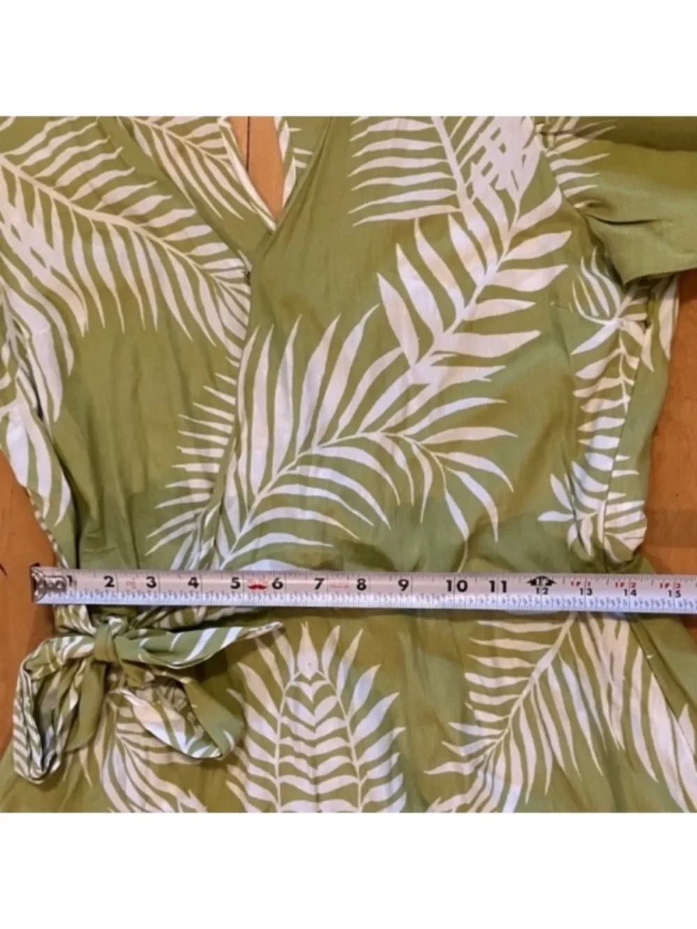 Cleobella Remington Palm Green Romper Size Small